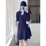 リボンスリーブニットミニワンピース | dazzlin | 詳細画像31