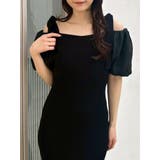【WEB限定】シフォンスリーブリブニットワンピース | dazzlin | 詳細画像15 