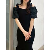 【WEB限定】シフォンスリーブリブニットワンピース | dazzlin | 詳細画像16 