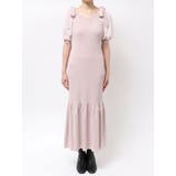 【WEB限定】シフォンスリーブリブニットワンピース | dazzlin | 詳細画像24 