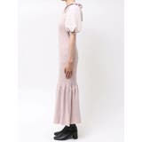 【WEB限定】シフォンスリーブリブニットワンピース | dazzlin | 詳細画像25 