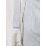 【WEB限定】シフォンスリーブリブニットワンピース | dazzlin | 詳細画像32 