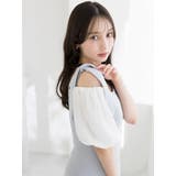 【WEB限定】シフォンスリーブリブニットワンピース | dazzlin | 詳細画像5 