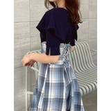 ビッグカラーチェックコルセットワンピース | dazzlin | 詳細画像21 