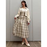 ビッグカラーチェックコルセットワンピース | dazzlin | 詳細画像26 