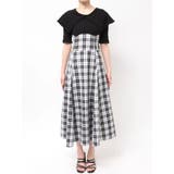 ビッグカラーチェックコルセットワンピース | dazzlin | 詳細画像27 
