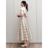 ビッグカラーチェックコルセットワンピース | dazzlin | 詳細画像38 