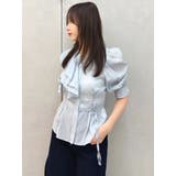 アシメフリルシアーブラウス | dazzlin | 詳細画像13