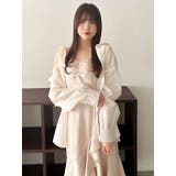 アイボリー | 2WAYシアーオーバーシャツ | dazzlin