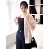 ピンク | 2WAYシアーオーバーシャツ | dazzlin