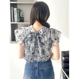 【WEB限定】フロッキーバックリボンブラウス | dazzlin | 詳細画像17