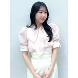 ペプラムタックボウタイブラウス | dazzlin | 詳細画像21