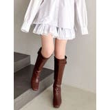 オフホワイト | イレヘムシャツミニスカート | dazzlin