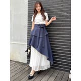 【復刻】アシメティアードプリーツスカート | dazzlin | 詳細画像20 