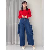 リボンバレルデニムパンツ | dazzlin | 詳細画像41
