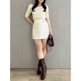 バックリボンビジューニットトップス | dazzlin | 詳細画像10 