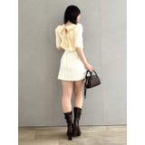 バックリボンビジューニットトップス | dazzlin | 詳細画像11 