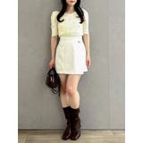 バックリボンビジューニットトップス | dazzlin | 詳細画像12 