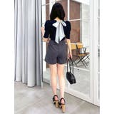 バックリボンビジューニットトップス | dazzlin | 詳細画像17 