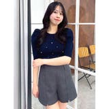 バックリボンビジューニットトップス | dazzlin | 詳細画像19 