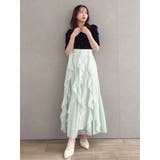 バックリボンビジューニットトップス | dazzlin | 詳細画像3 