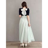 バックリボンビジューニットトップス | dazzlin | 詳細画像4 