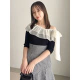 ワンショルサイドリボンニットトップス | dazzlin | 詳細画像13