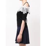 レースオフショルニットトップス | dazzlin | 詳細画像27