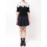 レースオフショルニットトップス | dazzlin | 詳細画像33