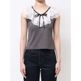 【WEB限定】ティアードカラーコンビトップス | dazzlin | 詳細画像22