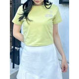 【UV】ラインストーンモチーフコンパクトTシャツ | dazzlin | 詳細画像1 