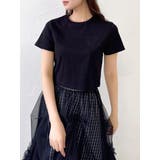 【UV】ラインストーンモチーフコンパクトTシャツ | dazzlin | 詳細画像18 