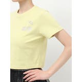 【UV】ラインストーンモチーフコンパクトTシャツ | dazzlin | 詳細画像42 