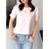 ピンク | 【WEB限定】リボンストーンプチTシャツ | dazzlin