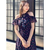 ネイビー | 【再生産分】フルーティーフリルティアードワンピース | dazzlin