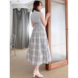 シャツカラーノースリコルセットワンピース | dazzlin | 詳細画像29