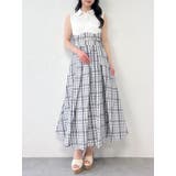 シャツカラーノースリコルセットワンピース | dazzlin | 詳細画像6