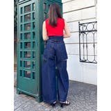 ハイウエスト2wayワイドデニムパンツ | dazzlin | 詳細画像23 