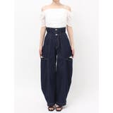 ハイウエスト2wayワイドデニムパンツ | dazzlin | 詳細画像43 