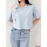 【mofusandコラボ】リボンショルダーロゴTシャツ | dazzlin | 詳細画像20