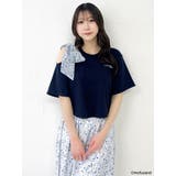 【mofusandコラボ】リボンショルダーロゴTシャツ | dazzlin | 詳細画像26