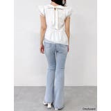 【mofusandコラボ】アシメシアーフリルロゴTシャツ | dazzlin | 詳細画像17