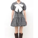 バルーンチェックミニワンピース | dazzlin | 詳細画像25