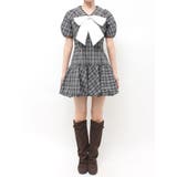 バルーンチェックミニワンピース | dazzlin | 詳細画像33