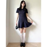 ハーフスリーブカットミニワンピース | dazzlin | 詳細画像10