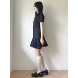 ハーフスリーブカットミニワンピース | dazzlin | 詳細画像12