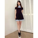 シャツレイヤードカットワンピース | dazzlin | 詳細画像12