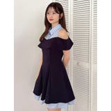 シャツレイヤードカットワンピース | dazzlin | 詳細画像2
