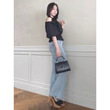 【WEB限定】ラインリボンシャーリングブラウス | dazzlin | 詳細画像15