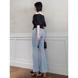 【WEB限定】ラインリボンシャーリングブラウス | dazzlin | 詳細画像16